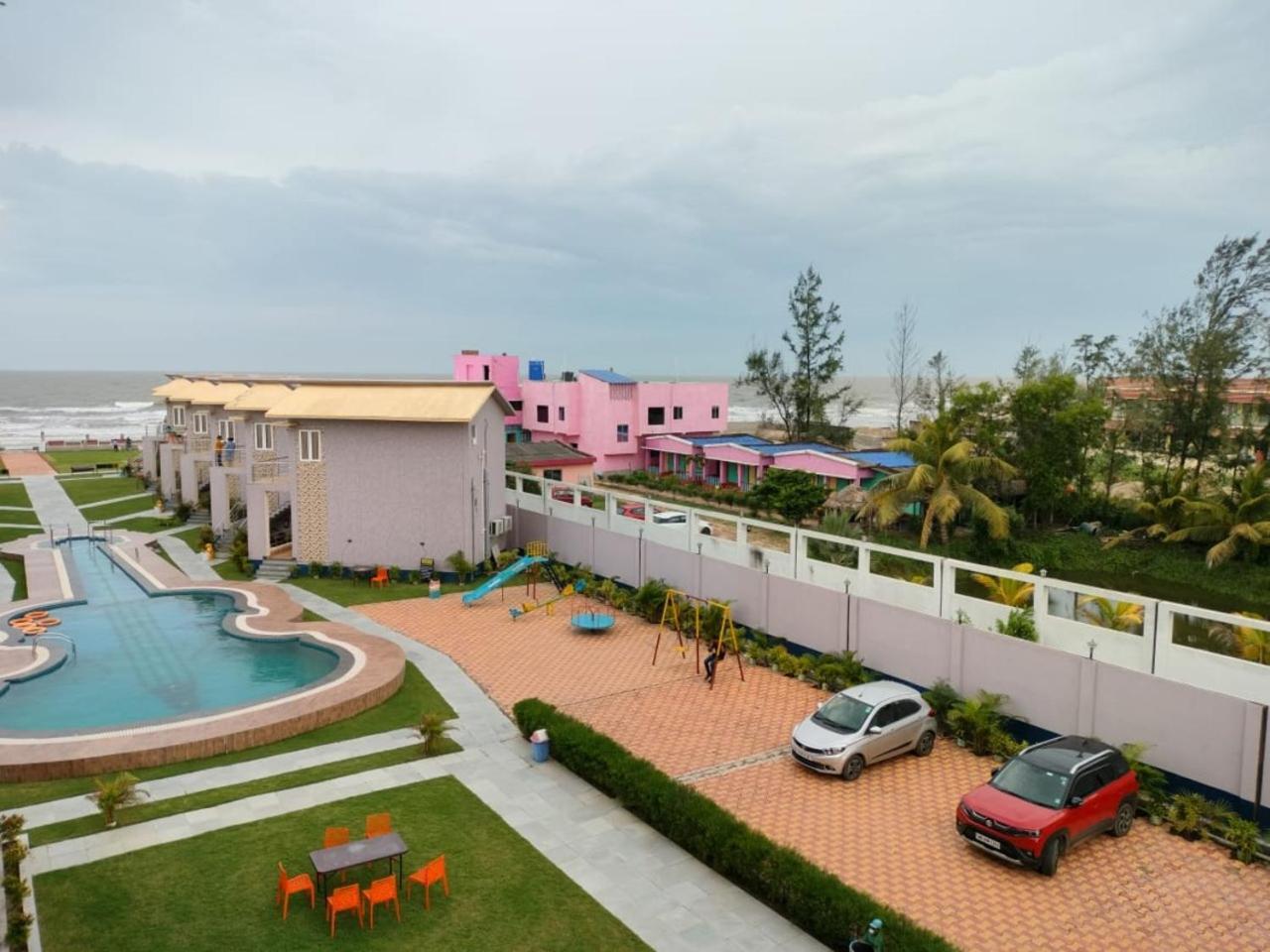 Parth King Beach Resort Mandarmani Exterior foto